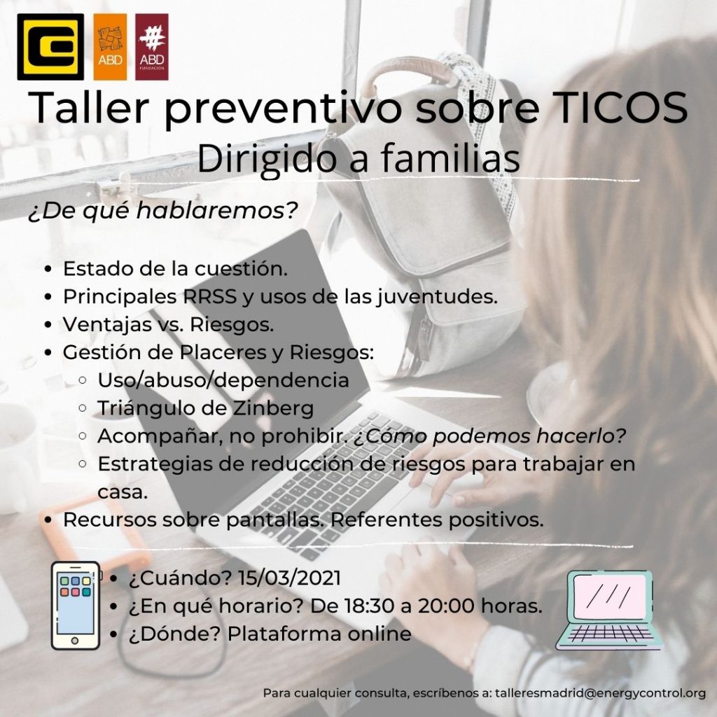 Taller preventivo TICOS familias